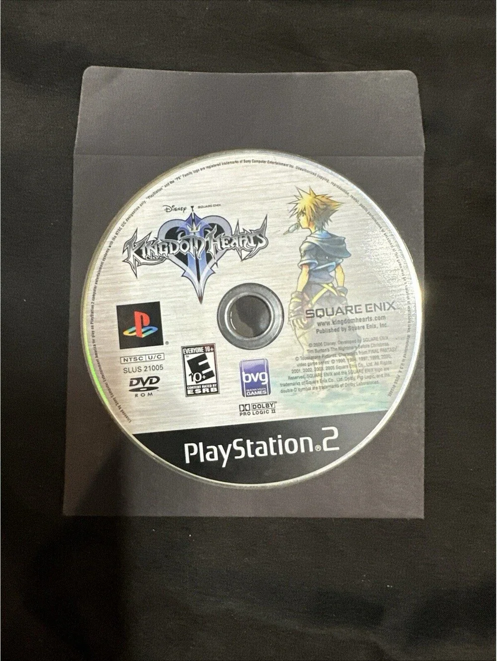 Kingdom Hearts II - Loose Sony PS2 Playstation 2 Disc